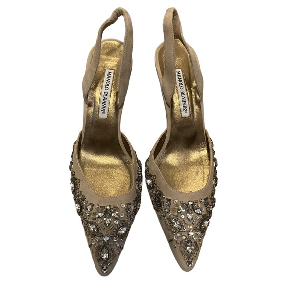 Manolo Blahnik Shoes - Never worn vintage Manolo Blahniks sling back heels. Size 40.